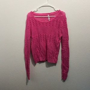Pink Holy Aeropostale Sweater